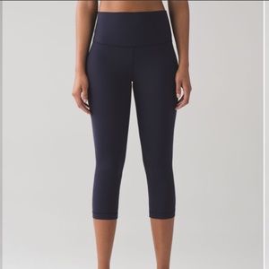 Midnight Navy Lululemon Align Crop Leggings